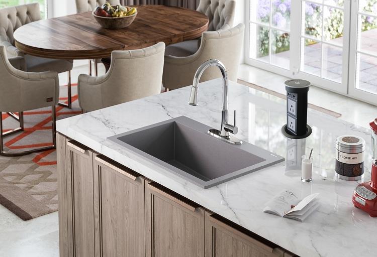 kitchen socket pop up