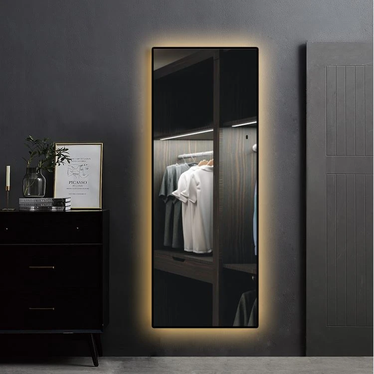 full size mirror with led lights