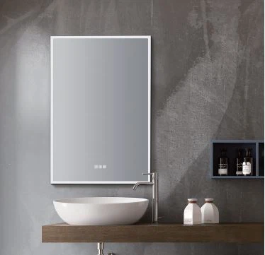 Black Metal Bathroom Mirror